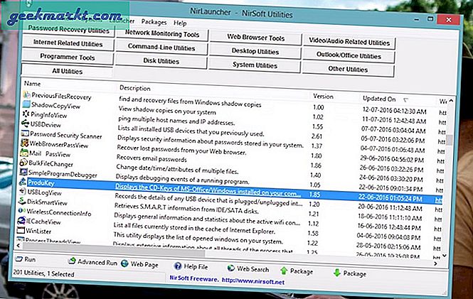 ยูทิลิตี้ NirSoft ที่มีประโยชน์ที่ผู้ใช้ Windows ทุกคนควรลอง