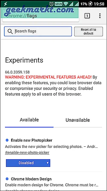 7 สุดยอด Chrome Flags สำหรับ Android (2020)