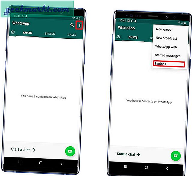 วิธีเปิดใช้งาน Fingerprint Lock บน WhatsApp สำหรับ Android