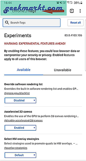 วิธีปิดป๊อปอัป“ แสดงมุมมองแบบง่าย” บน Chrome บน Android