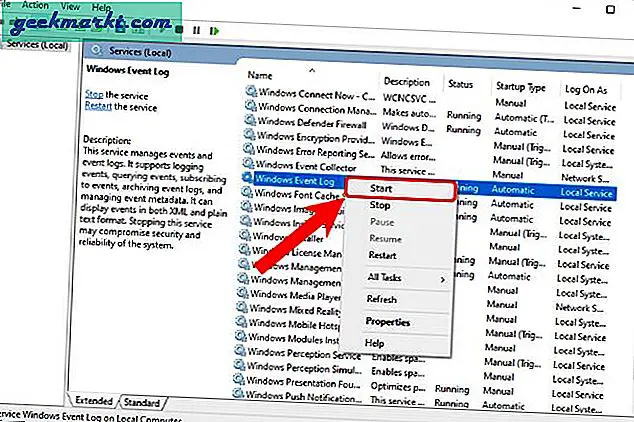 หากคุณกำลังเผชิญกับบริการบันทึกเหตุการณ์ของ Windows ที่น่ากลัวคือข้อผิดพลาดไม่พร้อมใช้งานต่อไปนี้เป็น 6 วิธีที่แตกต่างกันในการแก้ไขปัญหา