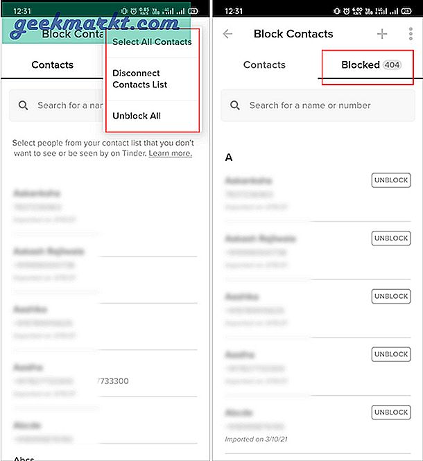 3 วิธีในการบล็อกใครบางคนใน Tinder และหยุดพวกเขาจากการค้นหาคุณ