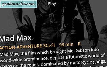 แอป iPhone ที่ดีที่สุดสำหรับภาพยนตร์สตรีมฟรี - พฤษภาคม 2017