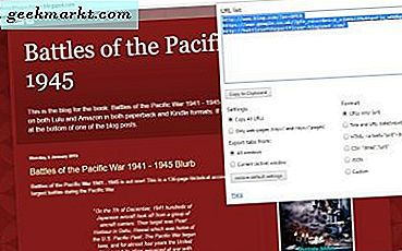 วิธีคัดลอก URL ของหน้าเว็บหลายหน้าใน Google Chrome, Firefox และ Opera ได้อย่างรวดเร็ว