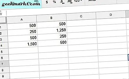 วิธีการใช้สูตรกับทั้งคอลัมน์ใน Google ชีต