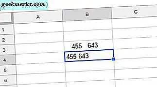วิธีลบช่องว่างใน Google ชีต