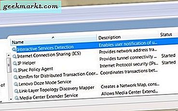 วิธีแก้ปัญหาการตรวจหาบริการเชิงโต้ตอบใน Windows