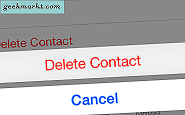วิธีการลบรายชื่อทั้งหมดใน iPhone