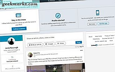 วิธีการดูไซต์ Desktop LinkedIn จากโทรศัพท์ของคุณ
