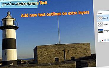 วิธีการเค้าร่างข้อความด้วย Paint.NET