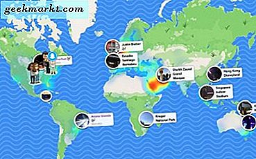 วิธีการดูและใช้แผนที่ Snapchat